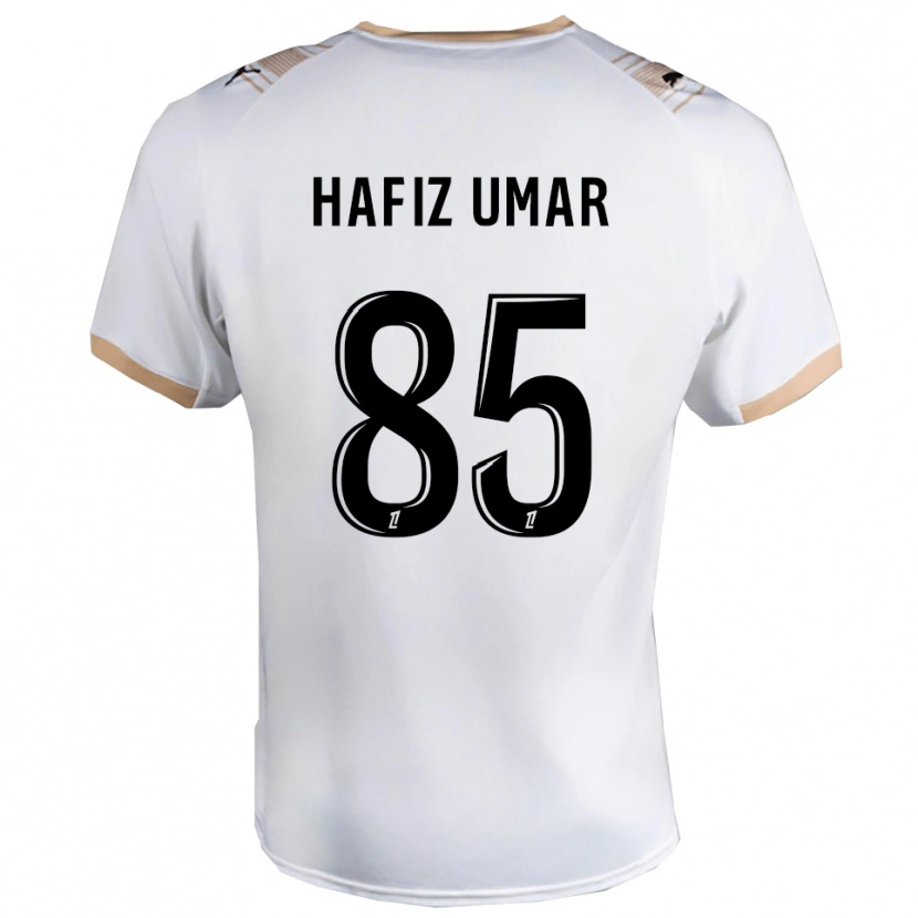 Danxen Niño Camiseta Ibrahim Hafiz Umar #85 Blanco Negro 2ª Equipación 2025/26 La Camisa México