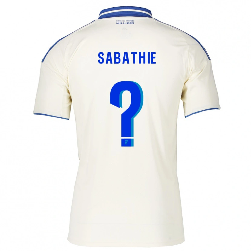 Danxen Niño Camiseta Gabin Sabathié #0 Champán Azul 2ª Equipación 2025/26 La Camisa México
