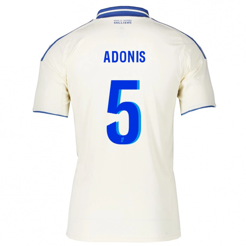 Danxen Niño Camiseta Erwan Adonis #5 Champán Azul 2ª Equipación 2025/26 La Camisa México