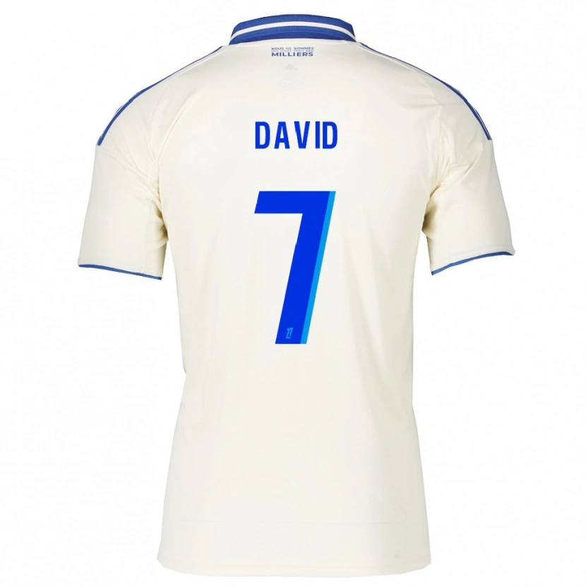 Danxen Niño Camiseta David Kaiki #7 Champán Azul 2ª Equipación 2025/26 La Camisa México