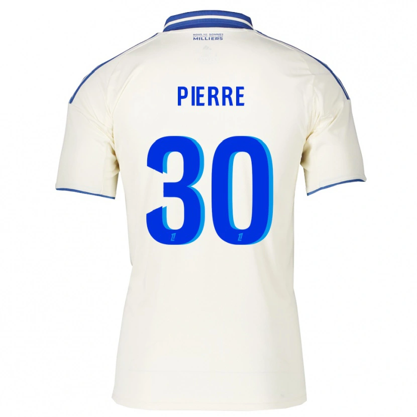 Danxen Niño Camiseta Alexandre Pierre #30 Champán Azul 2ª Equipación 2025/26 La Camisa México
