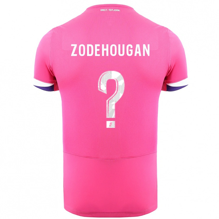 Danxen Niño Camiseta Yanis Zodehougan #0 Rosa Blanco 2ª Equipación 2025/26 La Camisa México
