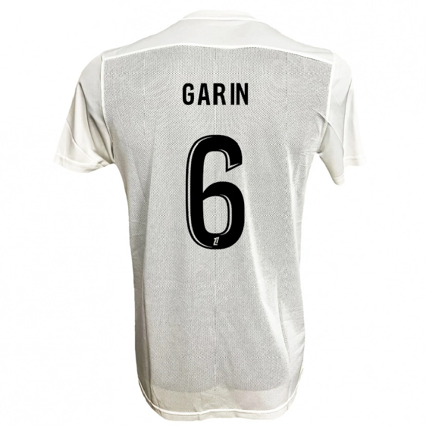Danxen Niño Camiseta Ilann Garin #6 Negro Blanco 2ª Equipación 2025/26 La Camisa México