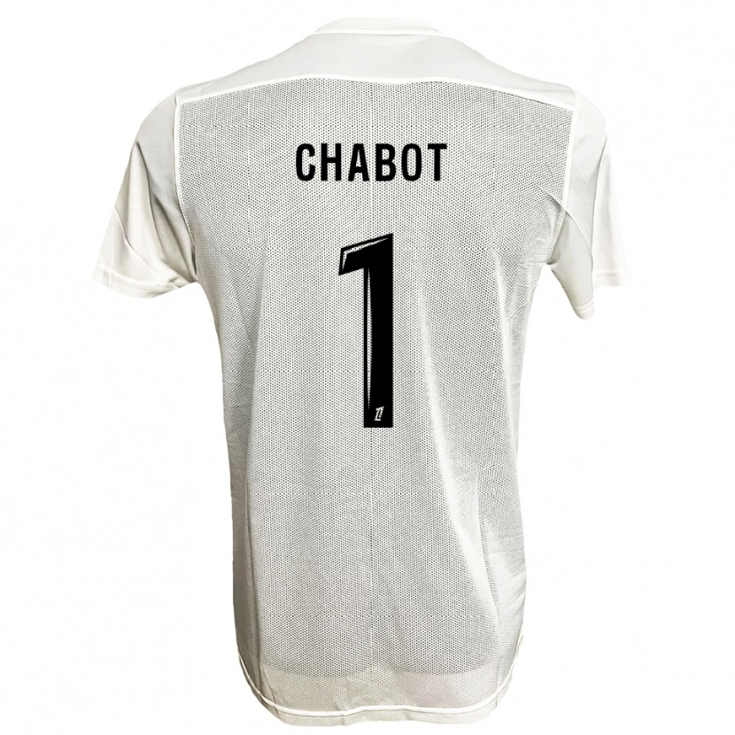 Danxen Niño Camiseta Max-Edgar Chabot #1 Negro Blanco 2ª Equipación 2025/26 La Camisa México
