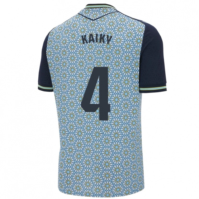 Danxen Niño Camiseta Kaiky #4 Azul Marino 2ª Equipación 2025/26 La Camisa México