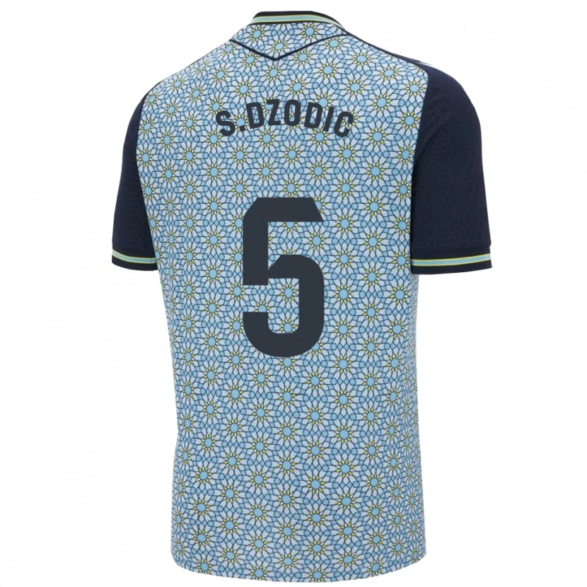 Danxen Niño Camiseta Stefan Dzodic #5 Azul Marino 2ª Equipación 2025/26 La Camisa México
