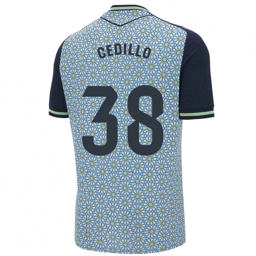 Danxen Niño Camiseta Pedro Cedillo #38 Azul Marino 2ª Equipación 2025/26 La Camisa México