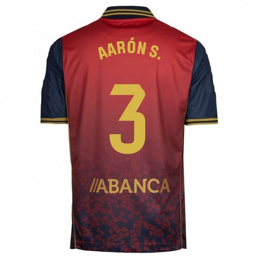 Danxen Niño Camiseta Aarón Sánchez #3 Rojo Marino 2ª Equipación 2025/26 La Camisa México