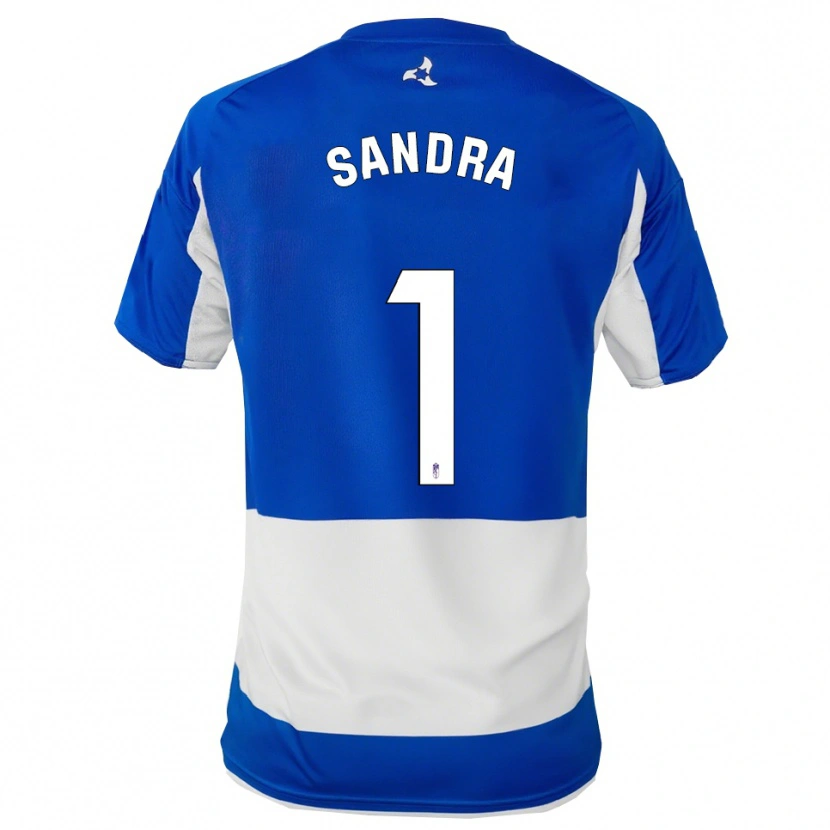 Danxen Niño Camiseta Sandra #1 Azul Blanco 2ª Equipación 2025/26 La Camisa México