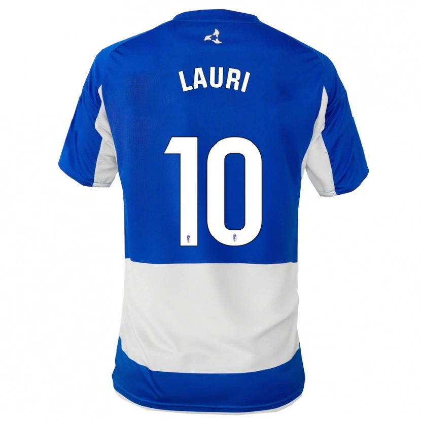 Danxen Niño Camiseta Laura Requena Sánchez #10 Azul Blanco 2ª Equipación 2025/26 La Camisa México