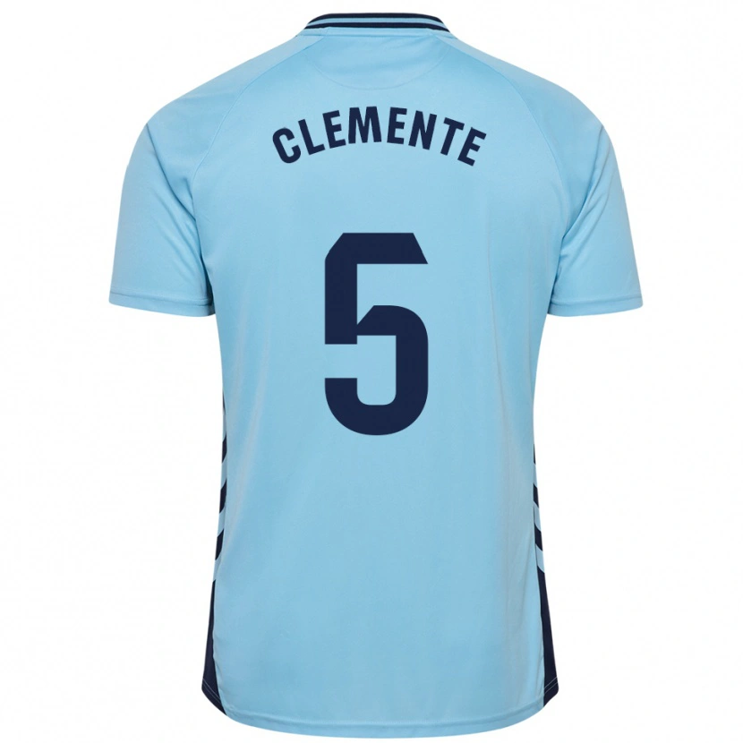Danxen Niño Camiseta Enrique Clemente #5 Celeste 2ª Equipación 2025/26 La Camisa México