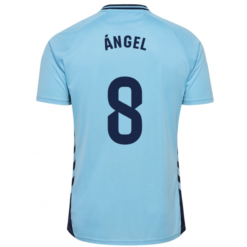 Danxen Niño Camiseta José Ángel #8 Celeste 2ª Equipación 2025/26 La Camisa México