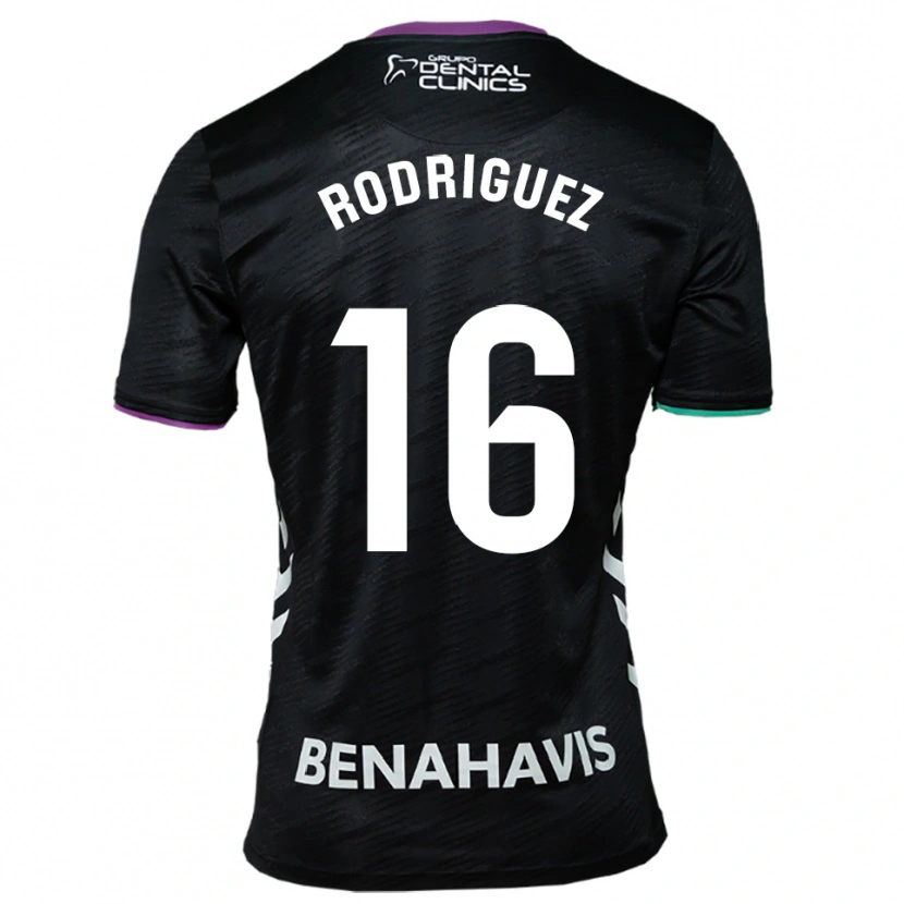 Danxen Niño Camiseta Genaro Rodríguez #16 Negro Morado Verde 2ª Equipación 2025/26 La Camisa México