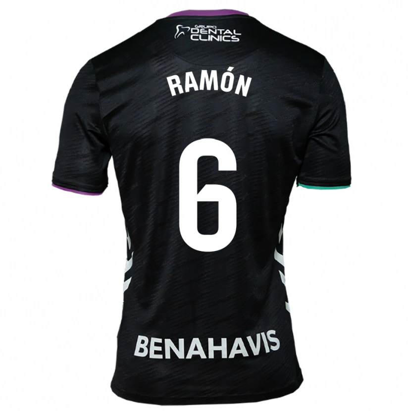 Danxen Niño Camiseta Ramón Enríquez #6 Negro Morado Verde 2ª Equipación 2025/26 La Camisa México