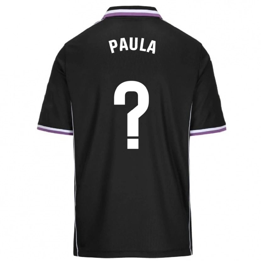 Danxen Niño Camiseta Paula Rodríguez Mallafre #0 Morado Negro 2ª Equipación 2025/26 La Camisa México