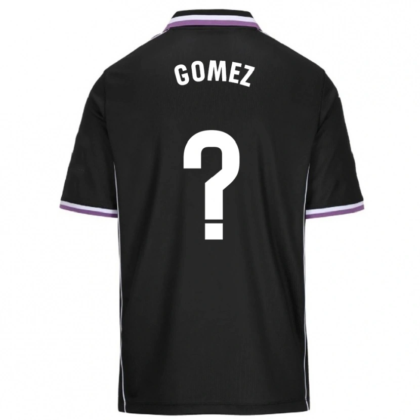 Danxen Niño Camiseta Adrián Gómez #0 Morado Negro 2ª Equipación 2025/26 La Camisa México