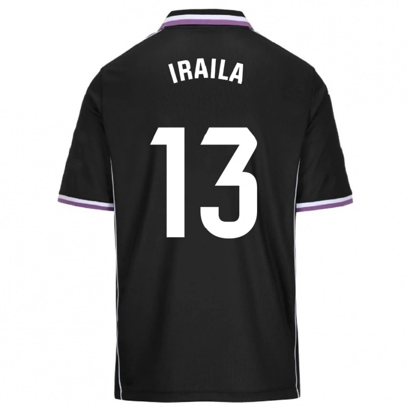 Danxen Niño Camiseta Iraila Rivera Simón #13 Morado Negro 2ª Equipación 2025/26 La Camisa México