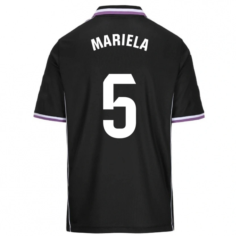 Danxen Niño Camiseta Mariela Conde Gomez #5 Morado Negro 2ª Equipación 2025/26 La Camisa México