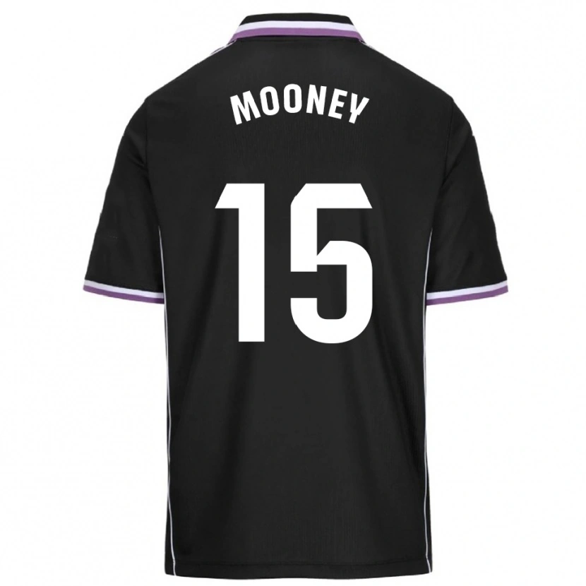 Danxen Niño Camiseta Fionn Mooney #15 Morado Negro 2ª Equipación 2025/26 La Camisa México