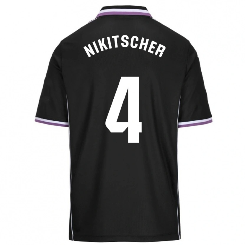 Danxen Niño Camiseta Tamás Nikitscher #4 Morado Negro 2ª Equipación 2025/26 La Camisa México