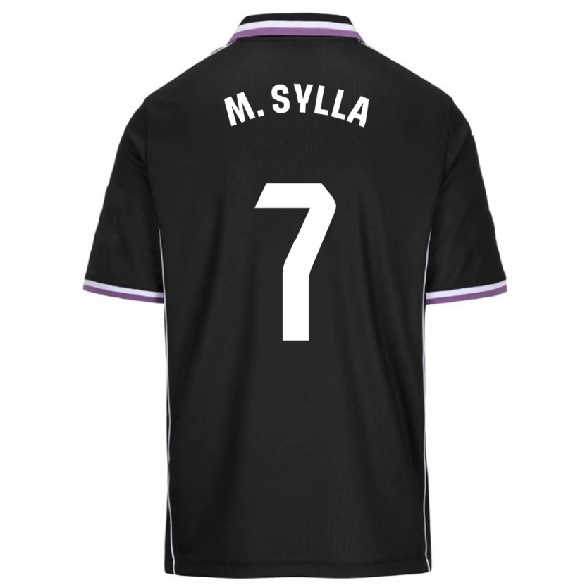 Danxen Niño Camiseta Mamadou Sylla #7 Morado Negro 2ª Equipación 2025/26 La Camisa México