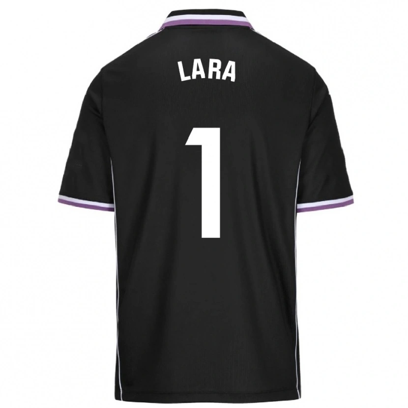 Danxen Niño Camiseta Lara Lara De Las Heras Coello #1 Morado Negro 2ª Equipación 2025/26 La Camisa México