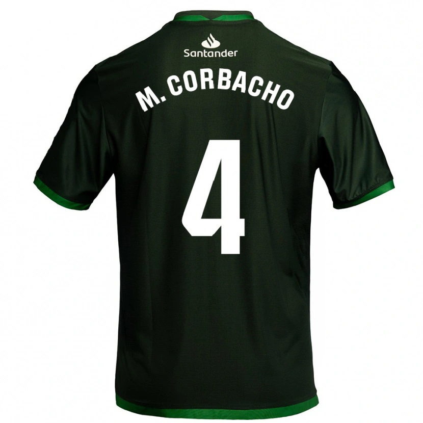 Danxen Niño Camiseta María Corbacho Carrero #4 Verde Oscuro 2ª Equipación 2025/26 La Camisa México