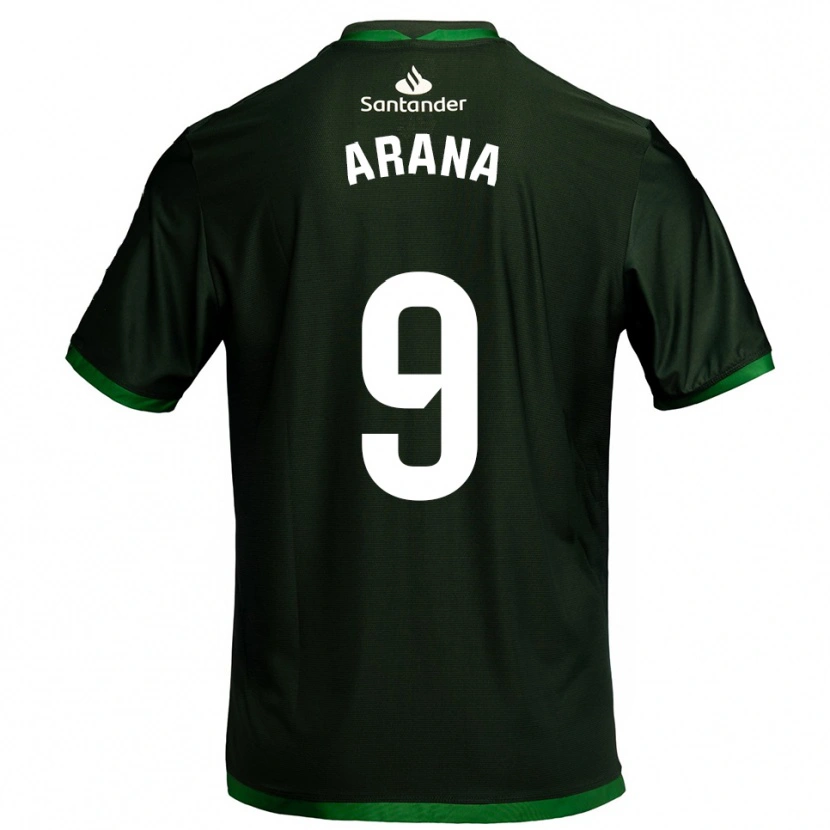 Danxen Niño Camiseta Juan Carlos Arana #9 Verde Oscuro 2ª Equipación 2025/26 La Camisa México