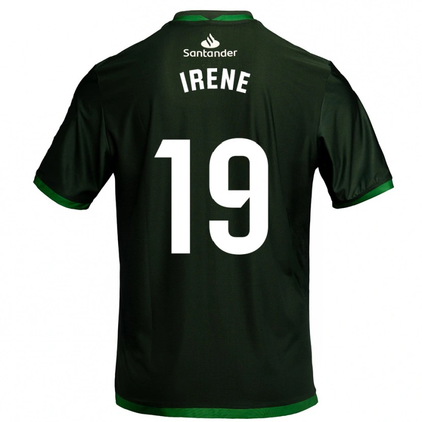 Danxen Niño Camiseta Irene Canal Gómez #19 Verde Oscuro 2ª Equipación 2025/26 La Camisa México