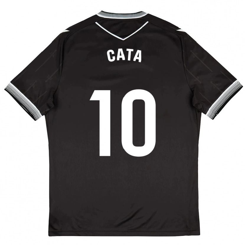Danxen Niño Camiseta Catalina Roselló #10 Negro Blanco 2ª Equipación 2025/26 La Camisa México
