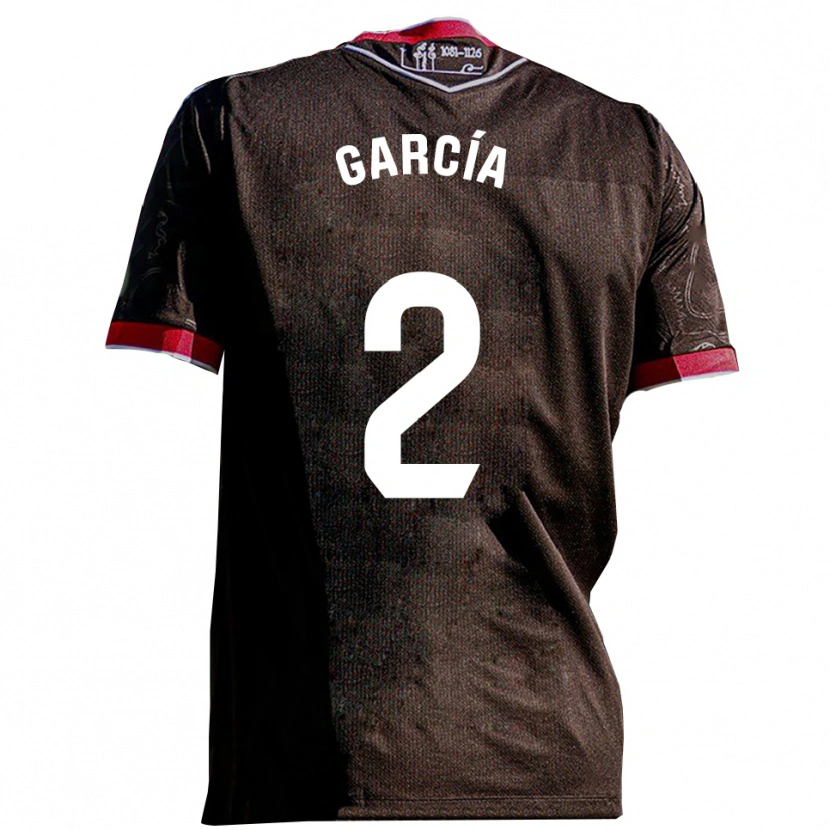 Danxen Niño Camiseta Víctor García #2 Negro Rojo 2ª Equipación 2025/26 La Camisa México