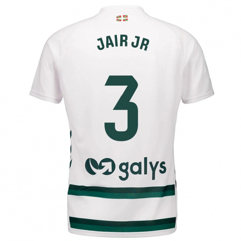 Danxen Niño Camiseta Jair Amador #3 Blanco Verde 2ª Equipación 2025/26 La Camisa México