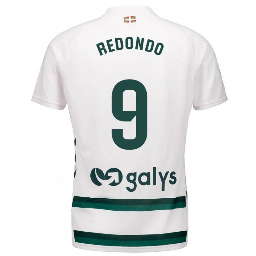 Danxen Niño Camiseta Ekaitz Redondo #9 Blanco Verde 2ª Equipación 2025/26 La Camisa México