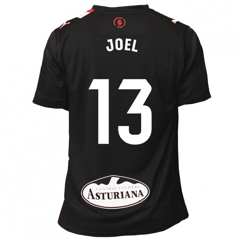 Danxen Niño Camiseta Christian Joel #13 Negro Blanco 2ª Equipación 2025/26 La Camisa México
