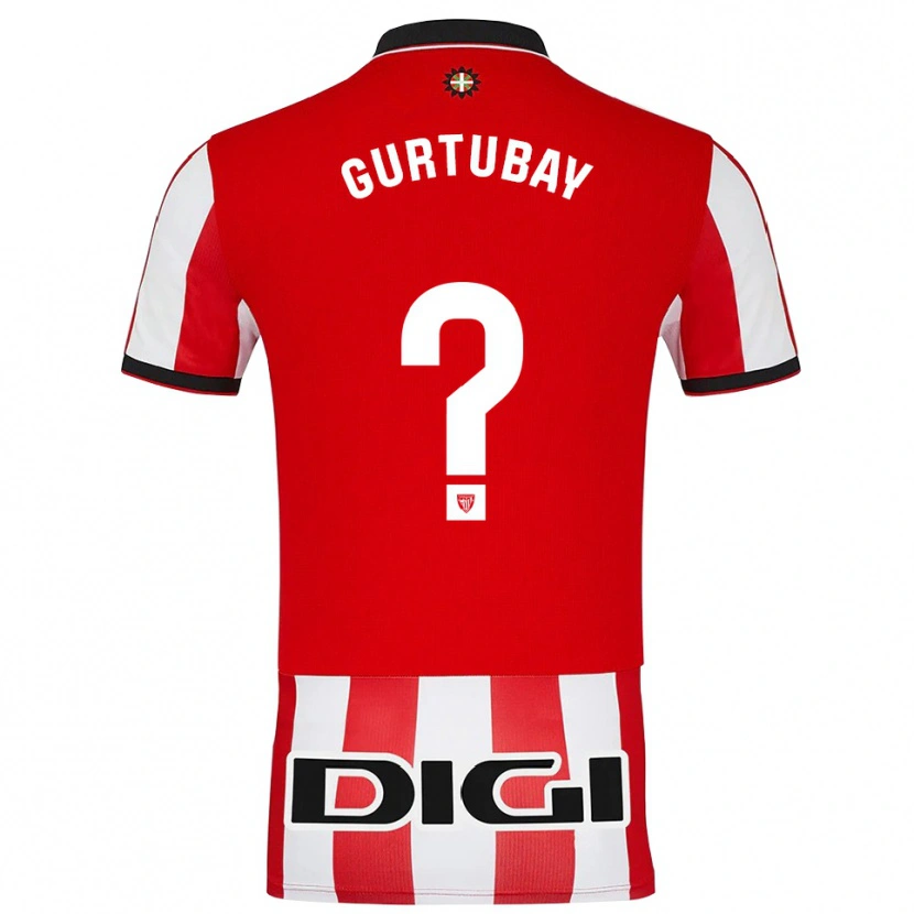 Danxen Hombre Camiseta Elene Gurtubay Loyo #0 Rojo Blanco 1ª Equipación 2025/26 La Camisa México