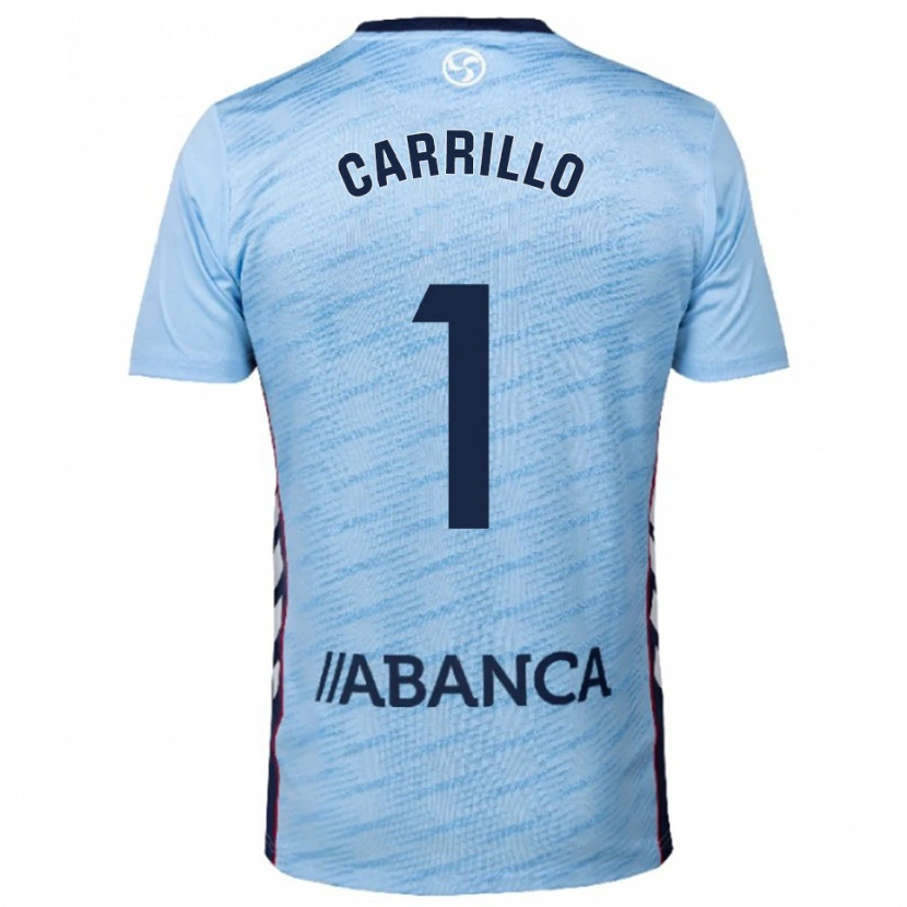 Danxen Hombre Camiseta Coke Carrillo #1 Celeste Rojo 1ª Equipación 2025/26 La Camisa México