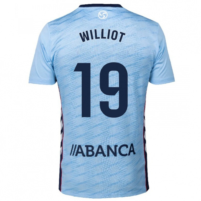 Danxen Hombre Camiseta Williot Swedberg #19 Celeste Rojo 1ª Equipación 2025/26 La Camisa México
