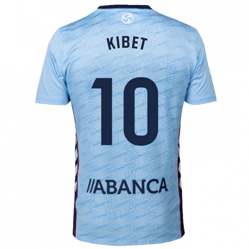Danxen Hombre Camiseta Aldrine Kibet #10 Celeste Rojo 1ª Equipación 2025/26 La Camisa México