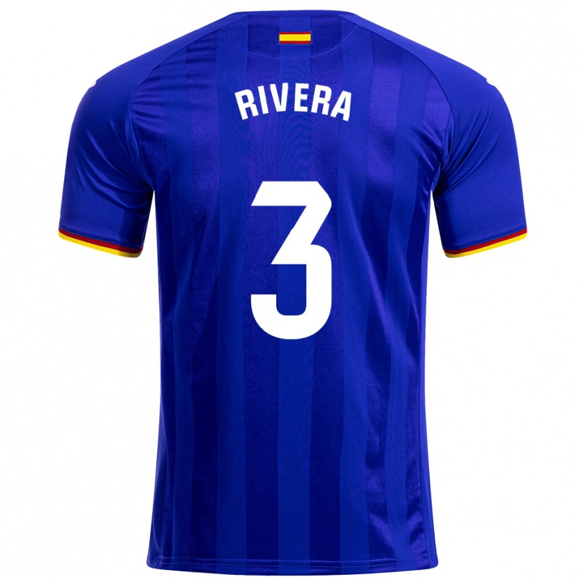 Danxen Hombre Camiseta Gorka Rivera #3 Azul Rojo Amarillo 1ª Equipación 2025/26 La Camisa México