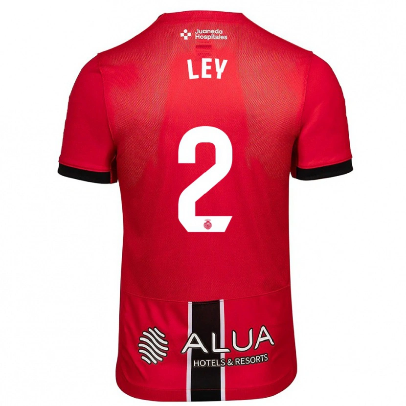 Danxen Hombre Camiseta Yuzún Ley #2 Rojo Negro 1ª Equipación 2025/26 La Camisa México