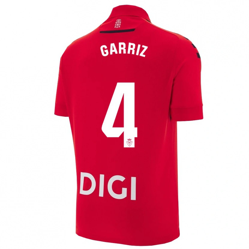 Danxen Hombre Camiseta Ibaider Garriz #4 Rojo Negro 1ª Equipación 2025/26 La Camisa México
