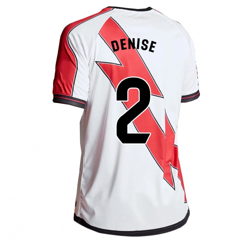 Danxen Hombre Camiseta Denise Garcia Rojo #2 Blanco Rojo 1ª Equipación 2025/26 La Camisa México
