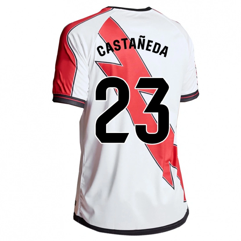 Danxen Hombre Camiseta Ana Sofía Castañeda Giraldo #23 Blanco Rojo 1ª Equipación 2025/26 La Camisa México