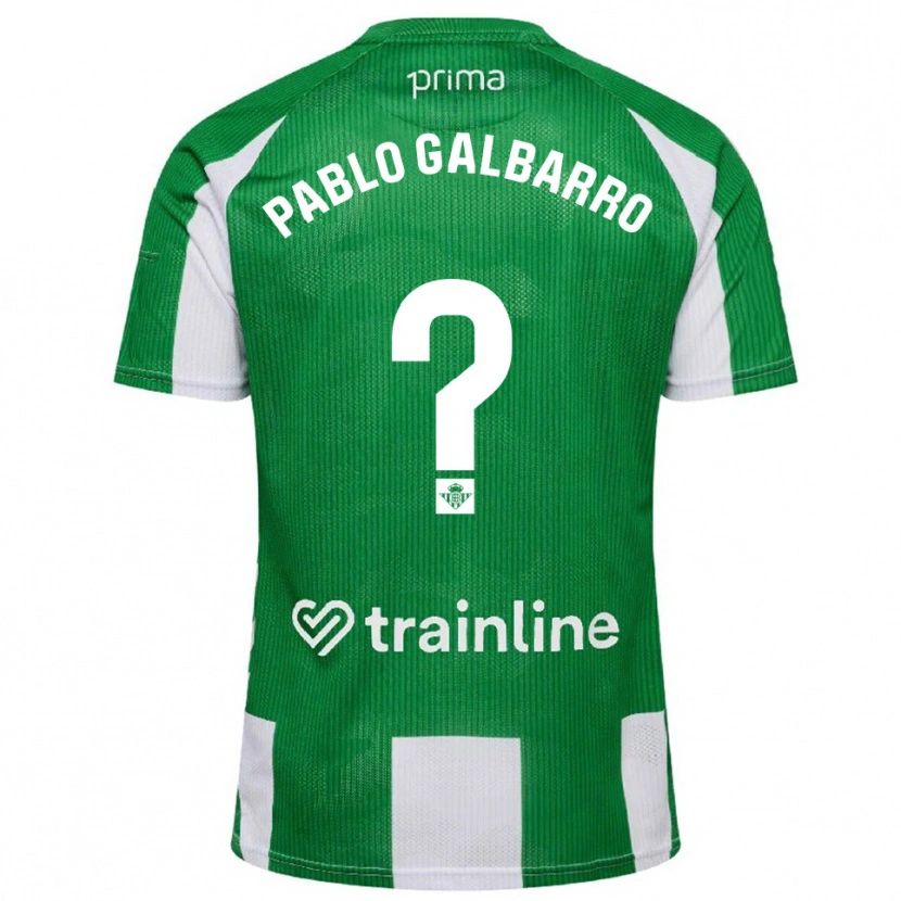 Danxen Hombre Camiseta Juan Pablo Galbarro #0 Verde Blanco 1ª Equipación 2025/26 La Camisa México