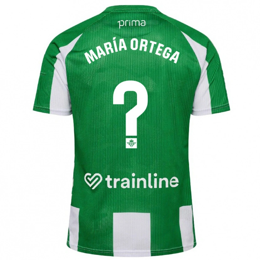 Danxen Hombre Camiseta José María Ortega #0 Verde Blanco 1ª Equipación 2025/26 La Camisa México