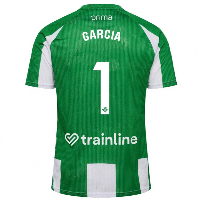 Danxen Hombre Camiseta Germán García #1 Verde Blanco 1ª Equipación 2025/26 La Camisa México