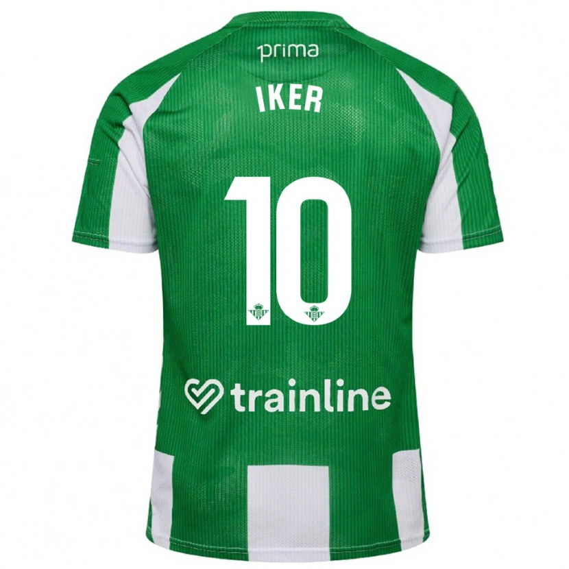 Danxen Hombre Camiseta Iker Losada #10 Verde Blanco 1ª Equipación 2025/26 La Camisa México