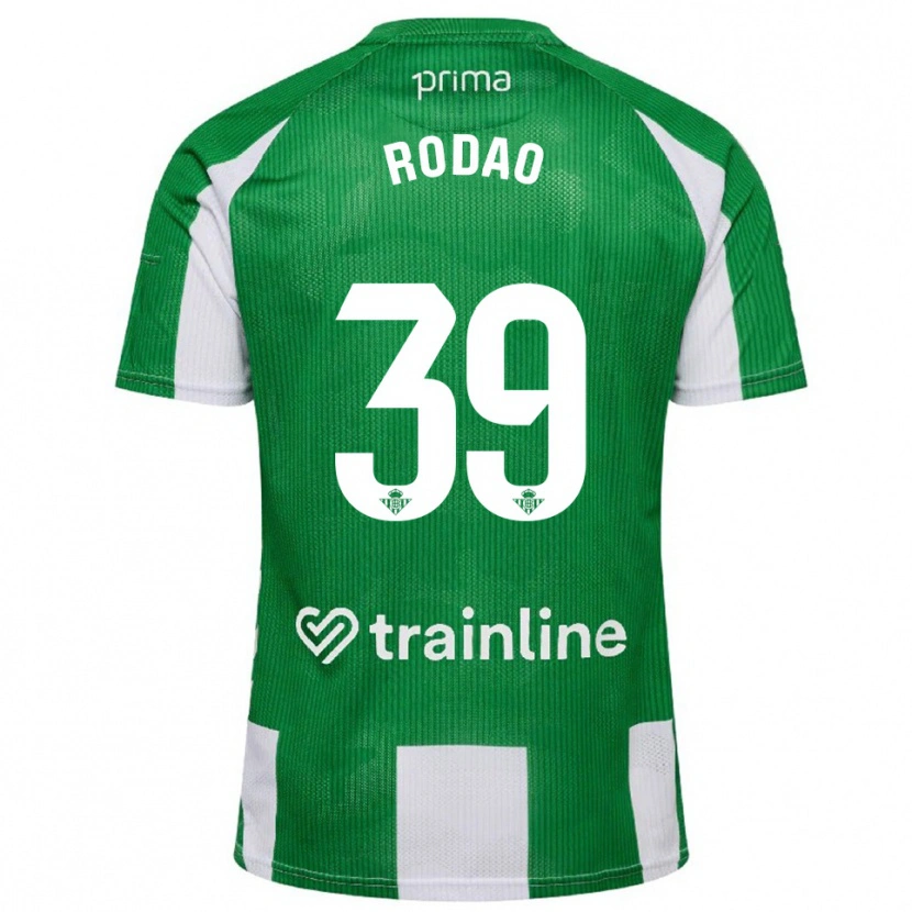 Danxen Hombre Camiseta Alba Rodao #39 Verde Blanco 1ª Equipación 2025/26 La Camisa México