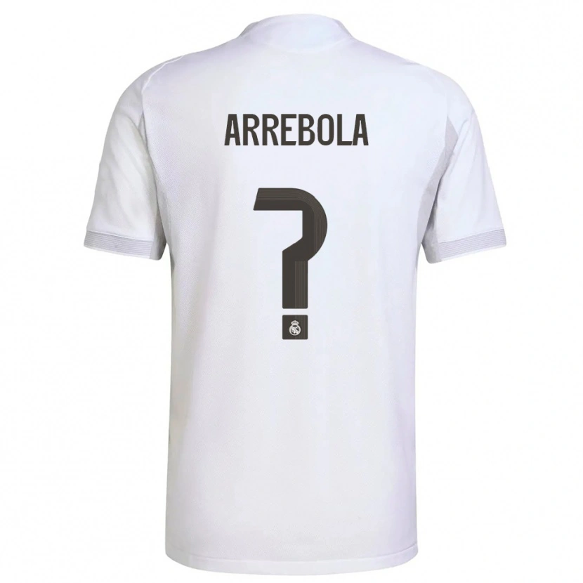 Danxen Hombre Camiseta Hugo Arrebola #0 Blanco Amarillo 1ª Equipación 2025/26 La Camisa México