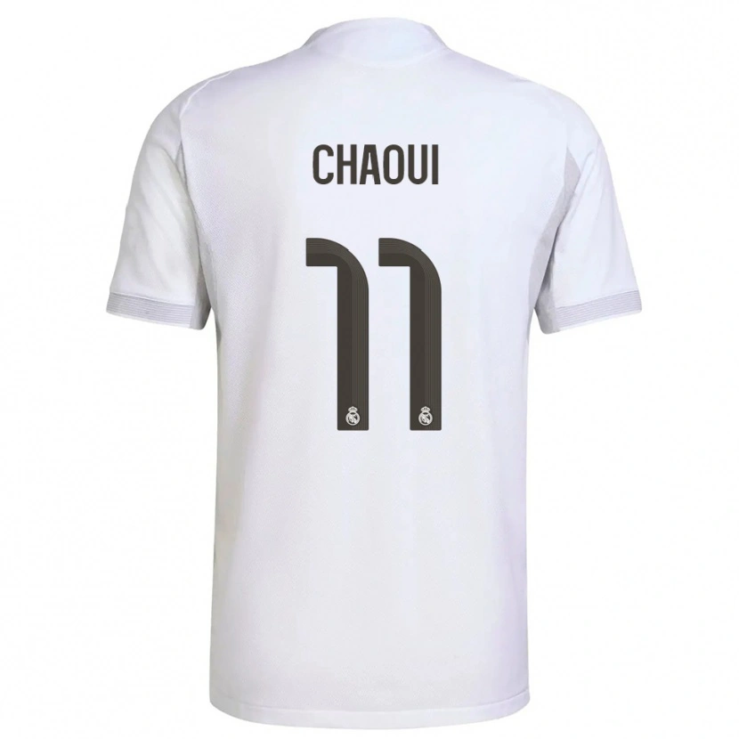 Danxen Hombre Camiseta Omar Chaoui #11 Blanco Amarillo 1ª Equipación 2025/26 La Camisa México
